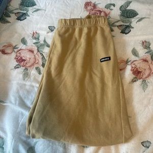 Kendal & Kylie Beige Sweatpants Size large